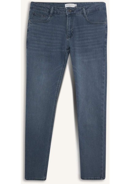 Pedro Slim Fit Dar Kalıp Normal Bel Dar Paça Jean Pantolon F2926AX25AU