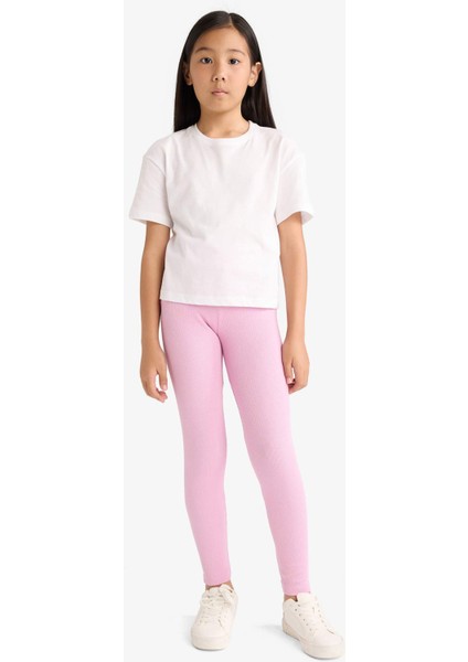 Kız Çocuk Fitilli Kaşkorse 2'li Tayt E6389A825AU fiyatları