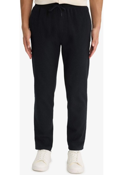 Jogger Fit Beli Bağcıklı Lastikli Cepli Pamuklu Dokulu Pantolon F3269AX25AU indirimleri