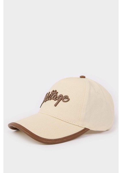 Kadın Pamuklu Cap Şapka F3601AXNS