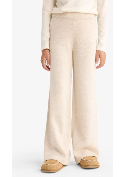 Kız Çocuk Beli Lastikli Wide Leg Pantolon F4124A825WN fırsatları