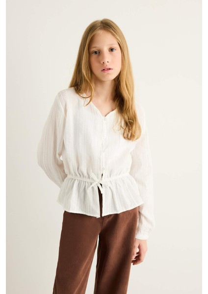 Kız Çocuk Uzun Kollu Bluz F5232A825WN