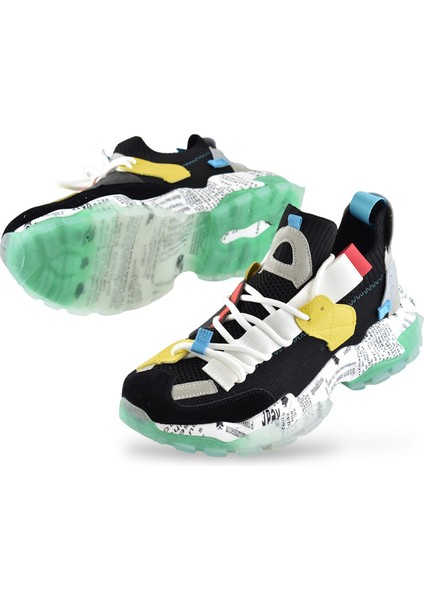 Tam Ortopedik Taban Günlük Erkek Spor Ayakkabı Geniş Taban Ultra Comfort 24Y644