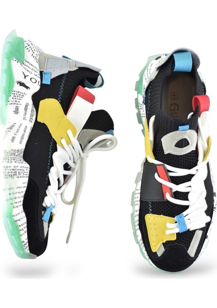 Tam Ortopedik Taban Günlük Erkek Spor Ayakkabı Geniş Taban Ultra Comfort 24Y644