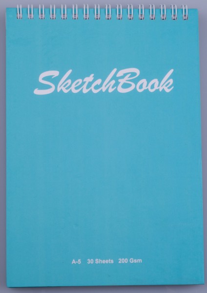 A5 Sert Kapaklı Eskiz Defteri 200 Gr. 30 Yaprak (60 Sayfa) 14,8 x 21 cm Sketchbook modelleri