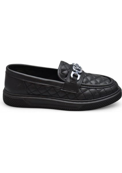 399 Rahat Taban Günlük Kadın Ayakkabı Kadın Laofer Ayakkabı Baklava Desenli