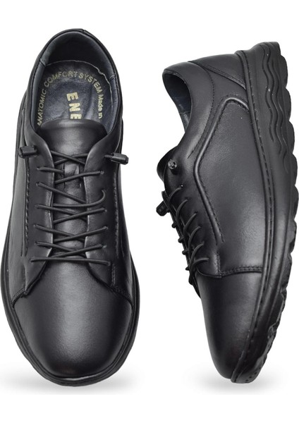 400P Tam Ortopedik Taban Deri Erkek Ayakkabı Günlük Erkek Deri Ayakkabı Hafif Poli Taban