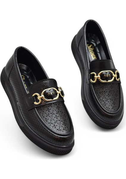 398 Rahat Taban Günlük Kadın Ayakkabı Tokalı Kadın Ayakkabı Laofer Oxfort Kadın Casual Ayakkabı