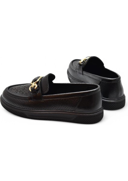 398 Rahat Taban Günlük Kadın Ayakkabı Tokalı Kadın Ayakkabı Laofer Oxfort Kadın Casual Ayakkabı