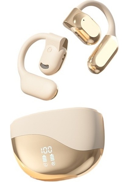 Yeni Kablosuz Kulak Kancalı Bluetooth Kulaklık Açık Hava Kemik Iletimi Uzun Ömürlü Spor Ows Kulaklığı (Yurt Dışından)