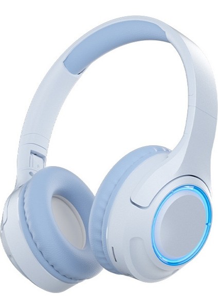 Yeni Özel Model Işıklı Bluetooth Kulaklık Başa Takılan Cep Telefonu Kablosuz E-Spor Oyun Kulaklığı Evrensel (Yurt Dışından)