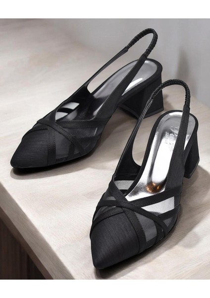 6521 4cm Kadın Topuklu Ayakkabı Stiletto Abiye Düğün Nişan Ayakkabısı