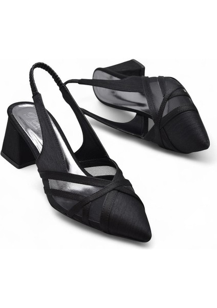 6521 4cm Kadın Topuklu Ayakkabı Stiletto Abiye Düğün Nişan Ayakkabısı