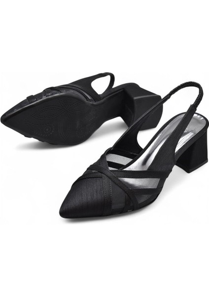 6521 4cm Kadın Topuklu Ayakkabı Stiletto Abiye Düğün Nişan Ayakkabısı