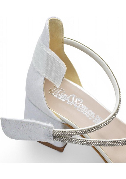 259 Abiye Kız Çocuk Topuklu Ayakkabı Düğünlük Nişan Abiye Elbise Ayakkabısı