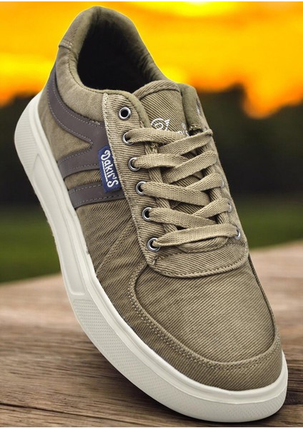 032 Ortopedik Taban Günlük Erkek Keten Spor Ayakkabı Erkek Spor Ayakkabı