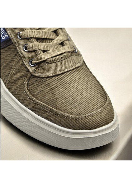 032 Ortopedik Taban Günlük Erkek Keten Spor Ayakkabı Erkek Spor Ayakkabı