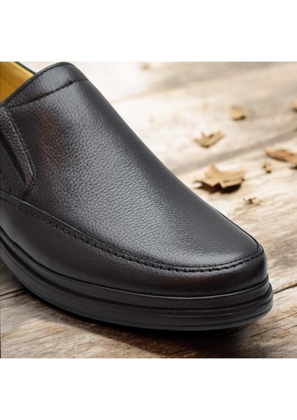 Tab8050 Ortopedik Taban Deri Erkek Ayakkabı Mevsimlik Baba Ayakkabısı