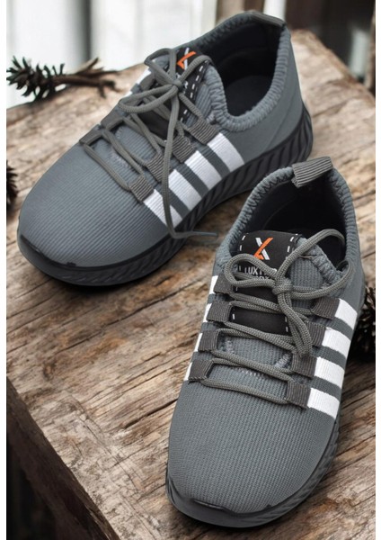 1224 Ortopedik Taban Çocuk Spor Ayakkabı Unisex Çocuk Spor Ayakkabı Süs Bağcıklı