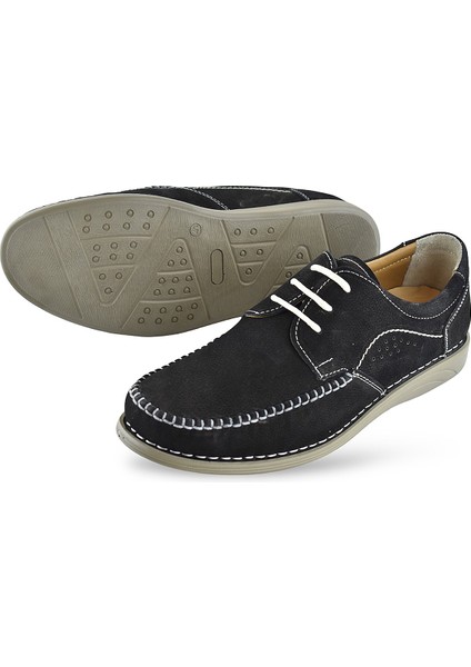 R01 Tam Ortopedik Taban Deri Nubuk Erkek Ayakkabı Günlük Erkek Ayakkabı