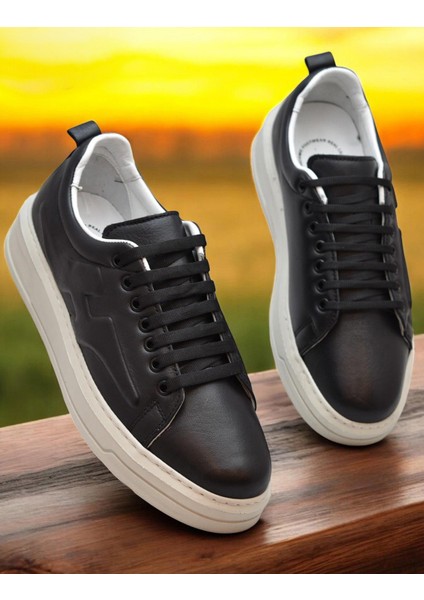 TAB616 Ortopedik Taban Hakiki Deri Erkek Ayakkabı Spor Deri Ayakkabı