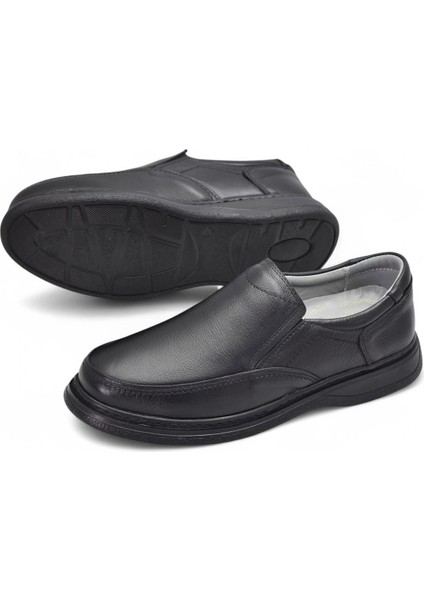 TAB450 Ortopedik Taban Hakiki Deri Erkek Ayakkabı Mevsimlik Baba Ayakkabısı