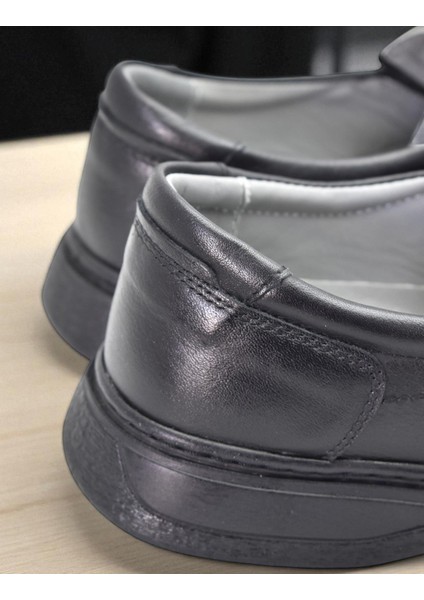 TAB450 Ortopedik Taban Hakiki Deri Erkek Ayakkabı Mevsimlik Baba Ayakkabısı