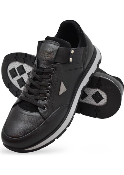 TAB2055 Tam Ortopedik Taban %100 Hakiki Deri Erkek Ayakkabı Kauçuk Kaymaz Taban