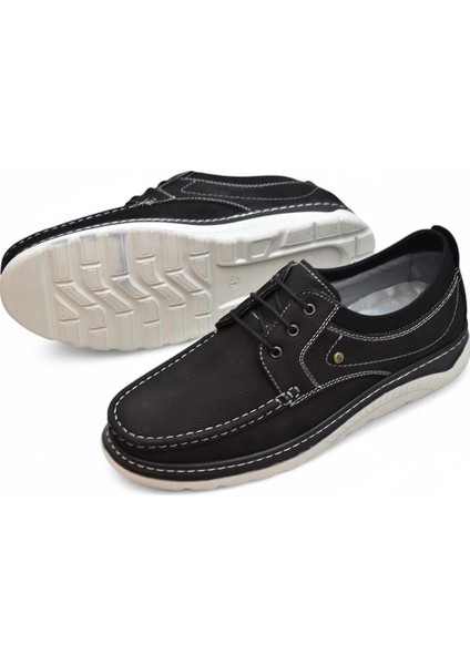 TAB2105 Ortopedik Taban Hakiki Deri Erkek Ayakkabı Günlük Erkek Tımbırlent Ayakkabı