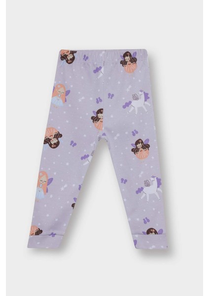 Kız Bebek Pijama Takımı Desenli Uzun Kollu Üst Uzun Alt F0636A525AU fiyatları