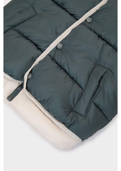 Erkek Bebek Su Geçirmez Çok Renkli Cepli Şişme Mont C3462A525AU modelleri