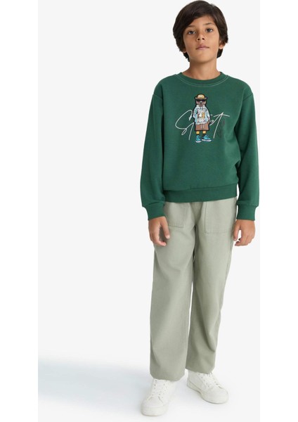 Erkek Çocuk Bisiklet Yaka Baskılı Sweatshirt F2851A825WN fiyatları