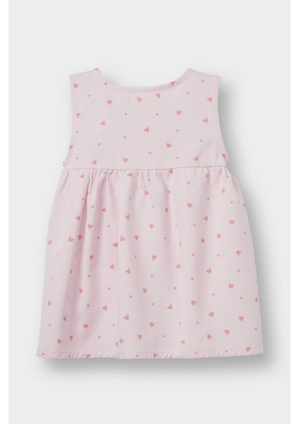 Kız Bebek 2'li Takım Çıtçıtlı Uzun Kollu Body Kalp Desenli Elbise F4636A525AU fırsatları