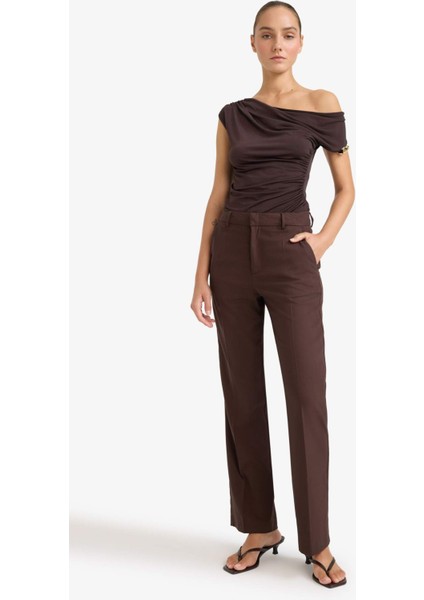 Straight Fit Cep Detaylı Normal Bel Düz Paça Pantolon F7380AX25AU modelleri