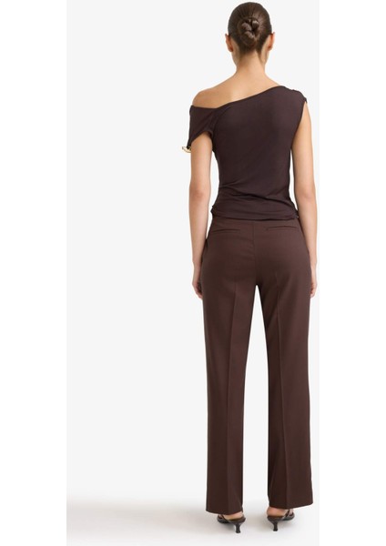 Straight Fit Cep Detaylı Normal Bel Düz Paça Pantolon F7380AX25AU