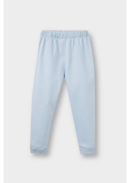 Kız Bebek 2'li Takım Baskılı İçi Yumuşak Tüylü Sweatshirt Eşofman Altı F0548A525WN fiyatları