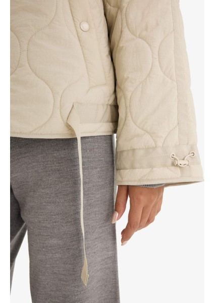 Su Geçirmez Regular Fit Çıtçıtlı Fermuarlı Kapitoneli Mont F3184AX25WN indirimleri