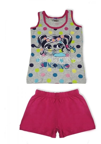 - Kız Çocuk Şortlu Takım 6534