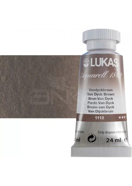 Aquarell 1862 Artist 24ML Sulu Boya 1112 Vandyck Kahverengi Seri 2
