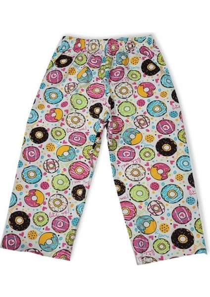 - Kız Çocuk Donut Desenli Renkli Pijama Takımı modelleri