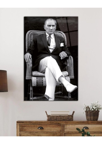 Atatürk Baskılı Cam Tablo 4mm Dayanıklı Temperli Cam fiyatları