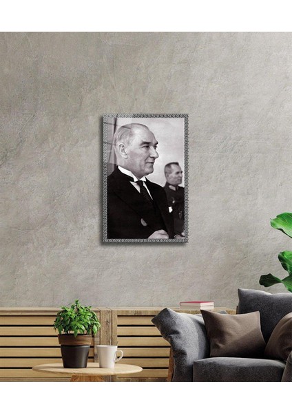 Atatürk Cam Tablo 4mm Dayanıklı Temperli Cam, Atatürk Glass Wall Art fiyatları