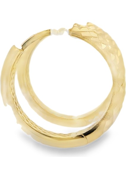 Taşsız Küpe 14 Ayar Altın 1.94 gr OA-C1TB01029285 modelleri