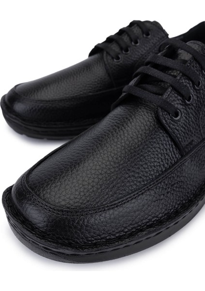 Erkek Hakiki Deri Siyah Casual Ayakkabı 478 F5052 Erk Ayk SK25-26 Sıyah modelleri