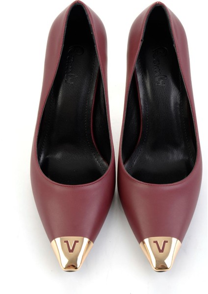 Bordo Kadın Abiye Ayakkabı K01209410509 fırsatları