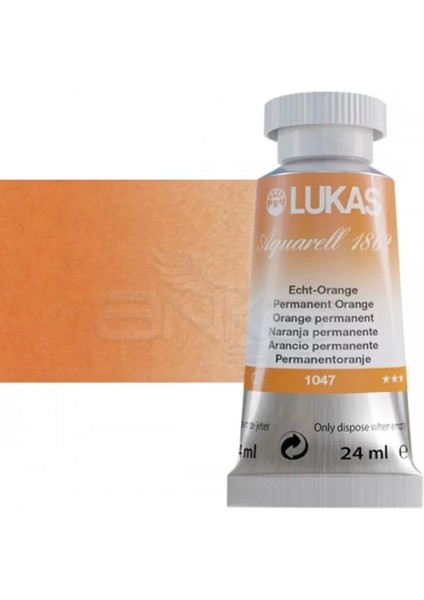 Aquarell 1862 Artist 24ML Sulu Boya 1047 Permanent Orange Seri 2