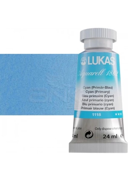 Aquarell 1862 Artist 24ML Sulu Boya 1118 Cyan Seri 2