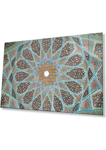 Islami Motif Cam Tablo 4mm Dayanıklı Temperli Cam