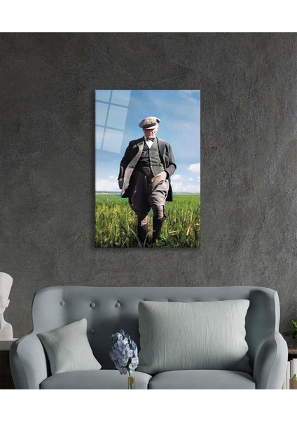 Atatürk Baskılı Cam Tablo 4mm Dayanıklı Temperli Cam modelleri