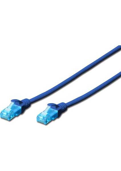 Beek Cat. 5e Patch Kablo, U/utp, 7 Metre, Awg 26, Mavi Renk